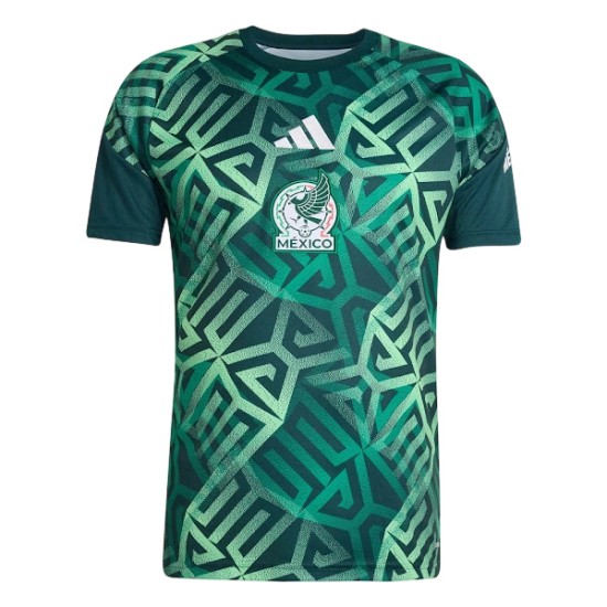 Camiseta de calentamiento tercera Mundial 2026 de México para hombre Camiseta de calentamiento tercera Mundial 2026 de México para hombre