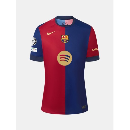 Camiseta de casa UCL de mujer FC Barcelona 2024/25 Camiseta de casa UCL de mujer FC Barcelona 2024/25