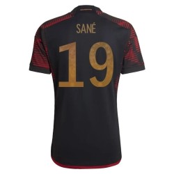 Leroy Sane #19 Alemania Camiseta de Visita Mundial 2022