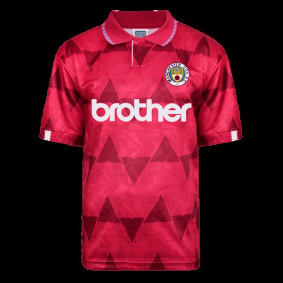 Camiseta Retro Visitante Mujer Manchester City 1989
