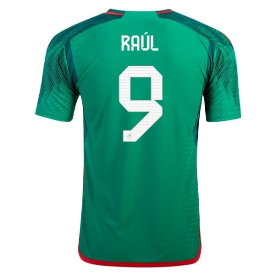 Raul Jimenez #9 México Camiseta de Local Mundial 2022 Raul Jimenez #9 México Camiseta de Local Mundial 2022