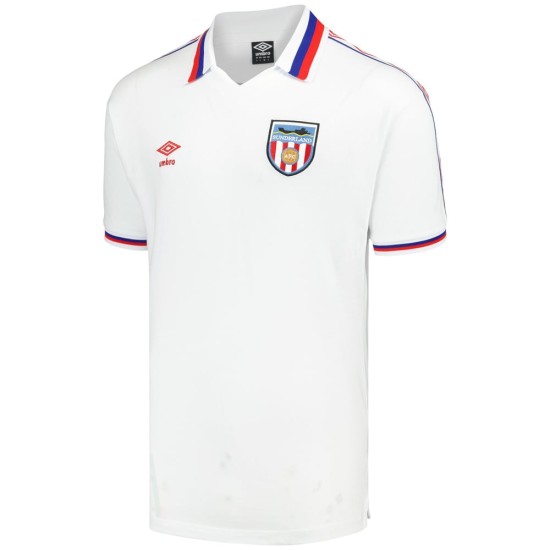 Camiseta retro visitante hombre Sunderland 1980 Camiseta retro visitante hombre Sunderland 1980