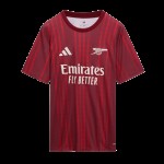 Hombre Arsenal 2025/26 Tercera Camiseta Prepartido – Roja
