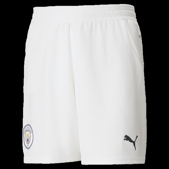 Pantalones cortos de local de niños Manchester City 2024/25 - Blanco