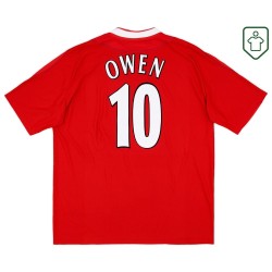 Camiseta retro local hombre Liverpool 2002/04 Owen #10