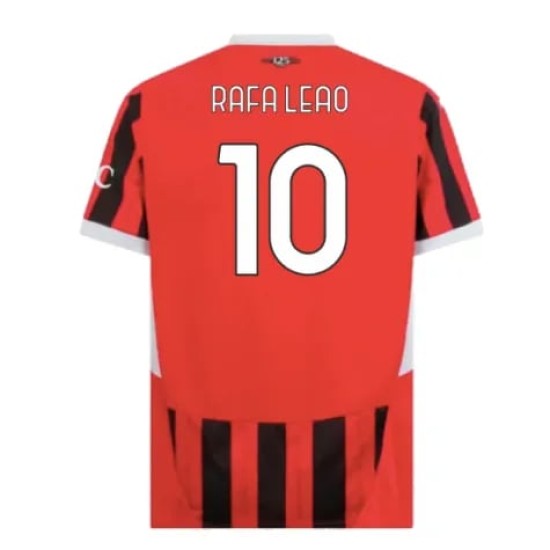 Camiseta de casa R.LEAO Milan 2024/25 para niños
