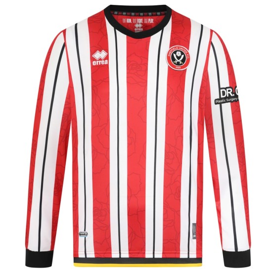 Camiseta de manga larga local Sheffield United 2024/25 para hombres