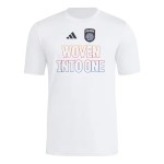 Camiseta Mujer San Diego FC 2025 Tercera Hook AEROREADY Blanca