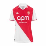 Camisa de casa para mujer AS Monaco 2024/25 Camisa de casa para mujer AS Monaco 2024/25