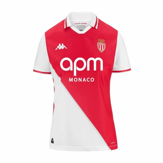 Camisa de casa para mujer AS Monaco 2024/25 Camisa de casa para mujer AS Monaco 2024/25