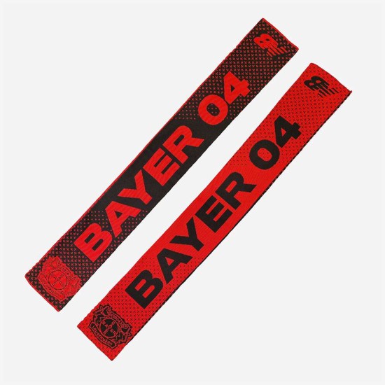 Bufanda Tejida Bayer 04 Leverkusen - Rojo/Negro Bufanda Tejida Bayer 04 Leverkusen - Rojo/Negro
