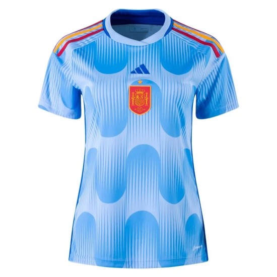 Camiseta Femenina España de Visita Mundial 2022 Camiseta Femenina España de Visita Mundial 2022