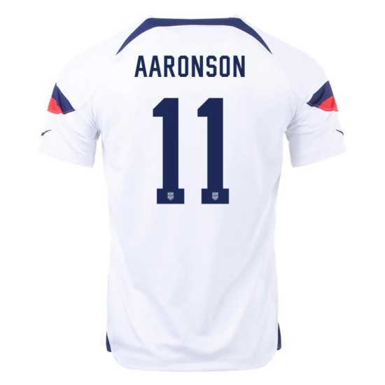 Brenden Aaronson #11 USMNT Camiseta de Local Mundial 2022
