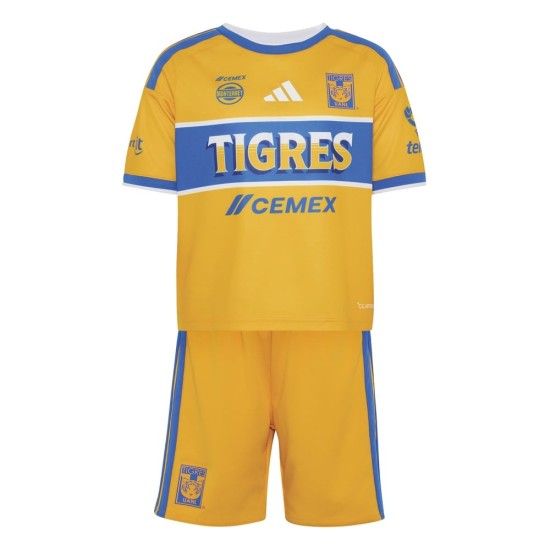 Kit de local Tigres UANL 2026/27 para niño Kit de local Tigres UANL 2026/27 para niño