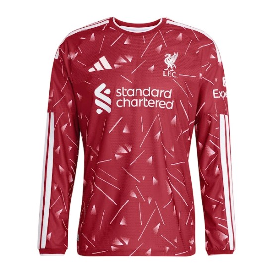 Camiseta Local Masculina de Manga Larga Liverpool 2026/27