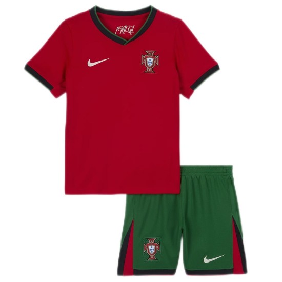 Camiseta+Pantalones Cortos Infantil Portugal de Local EURO 2024