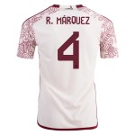 Rafael Márquez #4 México Camiseta de Visita Mundial 2022 Rafael Márquez #4 México Camiseta de Visita Mundial 2022