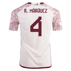 Rafael Márquez #4 México Camiseta de Visita Mundial 2022