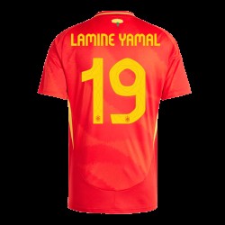 LAMINE YAMAL #19 España Camiseta de Local EURO 2024