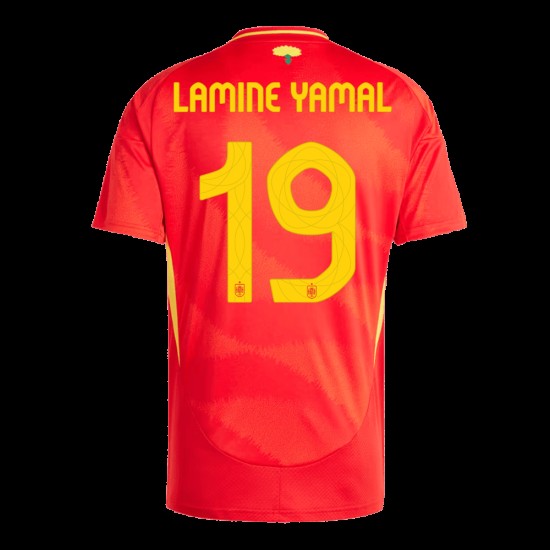 LAMINE YAMAL #19 España Camiseta de Local EURO 2024