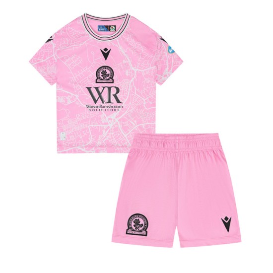Kit tercera Blackburn Rovers 2024/25 para niños