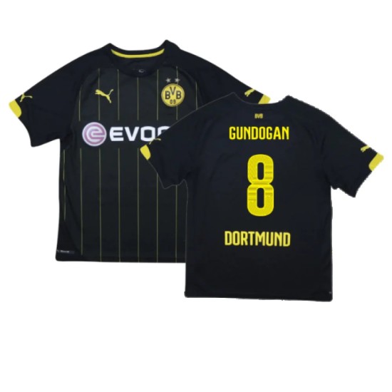 Camiseta de visitante GUNDOGAN BVB Borussia Dortmund 2015/16 para niños Camiseta de visitante GUNDOGAN BVB Borussia Dortmund 2015/16 para niños