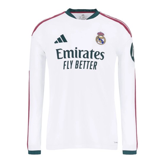 Camiseta Local de Manga Larga Real Madrid 2026/27 para Mujer Camiseta Local de Manga Larga Real Madrid 2026/27 para Mujer
