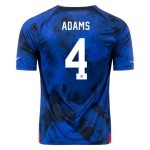 Tyler Adams #4 USMNT Camiseta de Visita Mundial 2022 Tyler Adams #4 USMNT Camiseta de Visita Mundial 2022