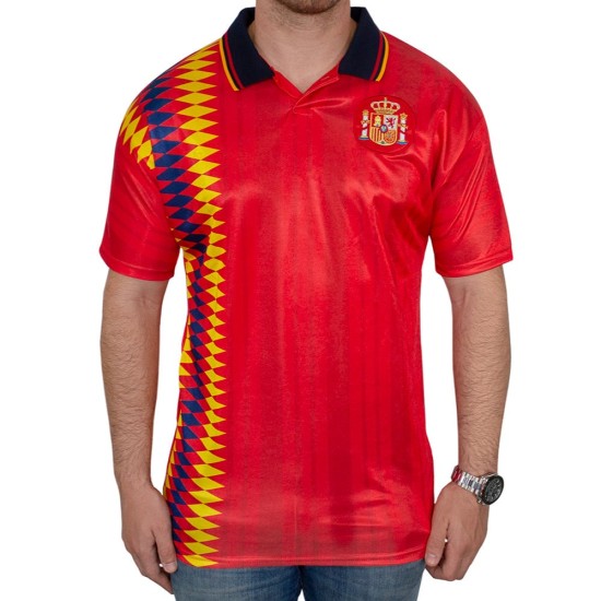 Camiseta Retro España 1994 Copa del Mundo Niño