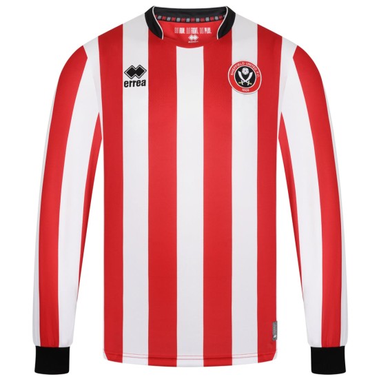 Camiseta de manga larga local 2025/26 del Sheffield United para hombre Camiseta de manga larga local 2025/26 del Sheffield United para hombre
