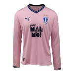 Camiseta de Visitante de Manga Larga Malmö FF 2025 para Niño - Rosa