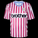 Camiseta Retro de Visitante Manchester City 1988 para Hombre