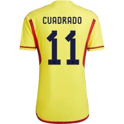 Juan Cuadrado #11 Colombia Camiseta de Local Mundial 2022