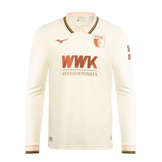 Camiseta Especial Manga Larga 2025/26 FC Augsburg Crema Mujer