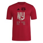 Camiseta Tercera Hook AEROREADY 2025 del New York Red Bulls para Niño - Roja