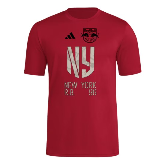 Camiseta Tercera Hook AEROREADY 2025 del New York Red Bulls para Niño - Roja