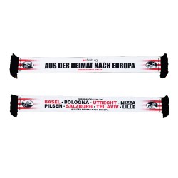 SC Freiburg Bufanda 2025/26 From Home To Europe – Blanco