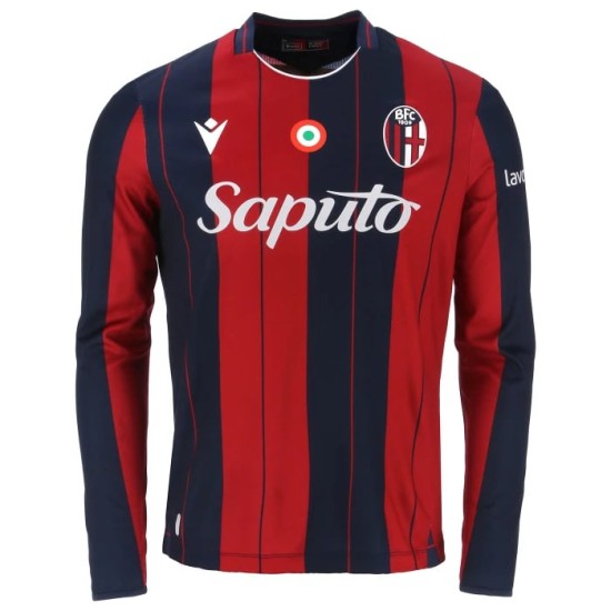 Hombre Bologna FC 2025/26 Camiseta Local de Manga Larga Hombre Bologna FC 2025/26 Camiseta Local de Manga Larga