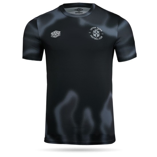 Camiseta de Calentamiento Tercera de Luton Town 2024/25 para Hombres - Gris Camiseta de Calentamiento Tercera de Luton Town 2024/25 para Hombres - Gris