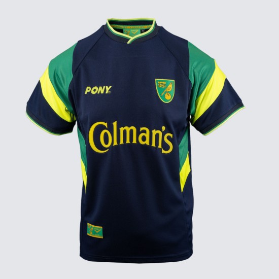 Camiseta retro del Norwich City para hombre 1998/99