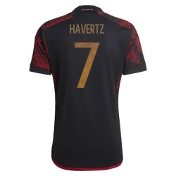 Kai Havertz #7 Alemania Camiseta de Visita Mundial 2022