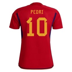 Pedri #10 España Camiseta de Local Mundial 2022