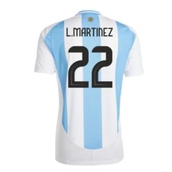 Camiseta de casa L.MARTINEZ Argentina 2024 para niños