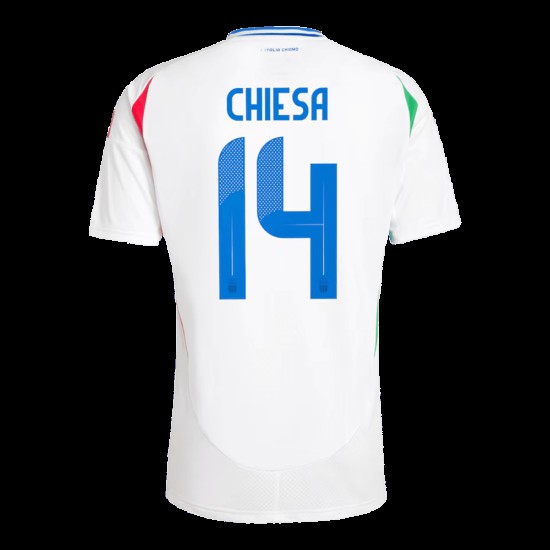Federico Chiesa #14 Italia Camiseta de Visita EURO 2024