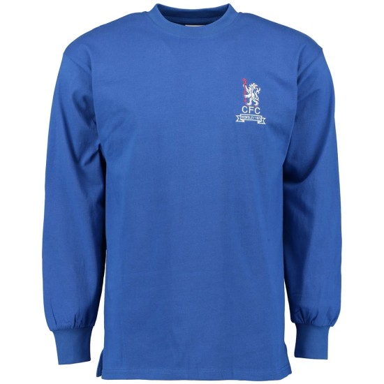Camiseta Retro Final FA Cup Chelsea Infantil 1970 Camiseta Retro Final FA Cup Chelsea Infantil 1970
