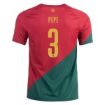 Pepe #3 Portugal Camiseta de Local Mundial 2022