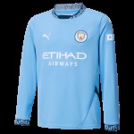 Camiseta de manga larga de niños Manchester City 2024/25 - Local