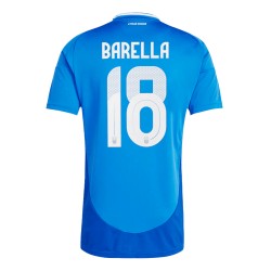 Nicolo Barella #18 Italia Camiseta de Local EURO 2024