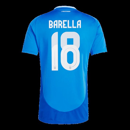 Nicolo Barella #18 Italia Camiseta de Local EURO 2024