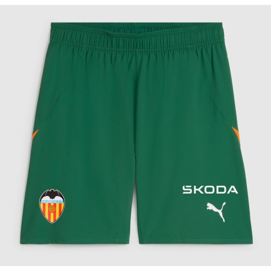Pantalones Cortos Terceros Masculinos Valencia CF 2024/25 Pantalones Cortos Terceros Masculinos Valencia CF 2024/25